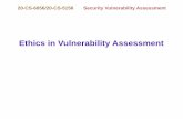 Ethics in Vulnerability Assessment