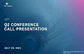 Q2 conference call presentation