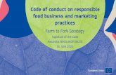 Code of conduct on responsible food business and marketing ...
