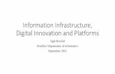 Information Infrastructure, Digital Innovation and Platforms