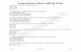 Chemistry Quiz MCQ PDF - Daily Himachal Gk