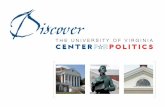 Discover THE UNIVERSITY OF VIRGINIA - Center for Politics
