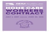 Minnesota HOME CARE WORKERS CONTRACT