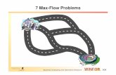 7 Max-Flow Problems