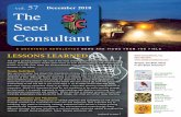 vol. 57 December 2018 The Seed Consultant
