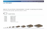 MLCC Commercial grade C series - TDK