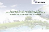 Energy-Saving Method for Service Air Flow Purification and ...