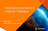 Axon Data Governance & Features Integration