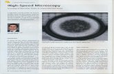LIGHT MICROSCOPY High-Speed Microscopy