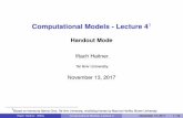 Computational Models - Lecture 41