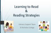 Learning to Read Reading Strategies