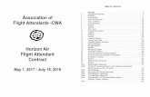 Association of 2 Definitions . . 7 Flight Attendants -CWA ...