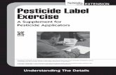 EXTENSION Pesticide Label Exercise