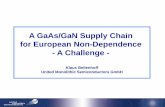 A GaAs/GaN Supply Chain for European Non-Dependence - A ...