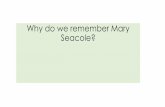 Why do we remember Mary Seacole? - Prior Weston Primary School