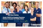 Simple STEPPS for Engaging Physicians Partners to Sustain ...