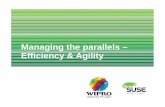 Managing the parallels – Efficiency & Agility