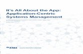 It’s All About the App: Application-Centric Systems Management