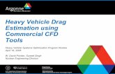Heavy Vehicle Drag Estimation using Commercial CFD Tools