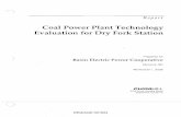 Coal Power Plant Technology Evaluation fo! Dry Fork Station