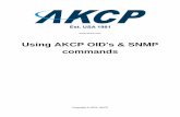 Using AKCP OID's & SNMP commands