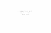 Report research review Sociology 2013-2018-final