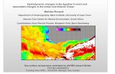 Hydrodynamic changes in the Agulhas Current and associated ...