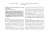 Biofilms: A Clinical Perspective