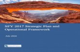 SFY 2017 Strategic Plan and Operational Framework