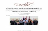 URALLA SHIRE COUNCIL BUSINESS PAPER