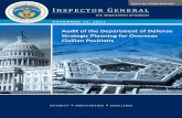 Audit of the Department of Defense Strategic Planning for ...