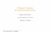 A Pascal’s Theorem for rational normal curves