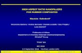 HIGH ASPECT RATIO NANOFILLERS FOR RUBBER COMPOSITES