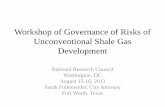Workshop of Governance of Risks of Unconventional Shale ...