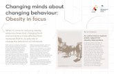 Changing minds about changing behaviour: Obesity in focus