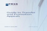 Guide to Transfer and Promotion Appeals