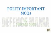 POLITY IMPORTANT MCQs
