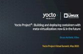 meta-virtualization: now & in the future Yocto Project ...