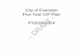 City of Evanston Five Year CIP Plan