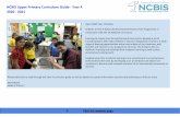 NCBIS Upper Primary Curriculum Guide - Year 4 2020 - 2021
