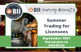Summer Trading - BII - September 2021 Survey