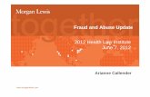 Fraud and Abuse Update - Morgan Lewis