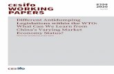 Different Antidumping Legislations within the WTO: What ...