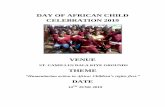 DAY OF AFRICAN CHILD CELEBRATION 2019