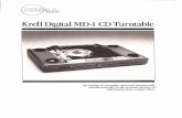 Krell Digital MD-I CD Turntable Top loading CD turntable ...