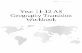 Year 11-12 AS Geography Transition Workbook