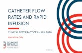 CATHETER FLOW RATES AND RAPID INFUSION