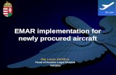 EMAR implementation for newly procured aircraft