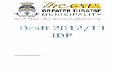 Draft 2012/13 IDP - Tubatse