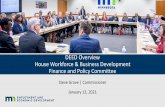 DEED Overview House Workforce & Business Development ...